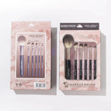 Miss Rose - Professional 6 Marble Makeup Brush Set
